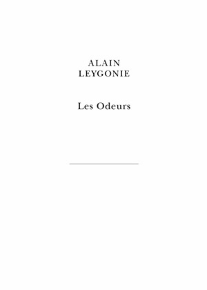 Les Odeurs (9782251445724-front-cover)