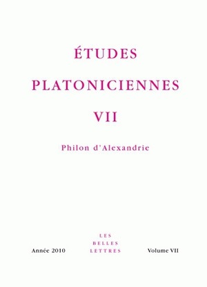 Études platoniciennes VII, Philon d'Alexandrie (9782251444093-front-cover)