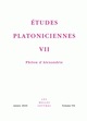Études platoniciennes VII, Philon d'Alexandrie (9782251444093-front-cover)
