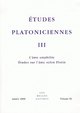 Études platoniciennes III, L'âme amphibie - Études sur l'âme selon Plotin (9782251443201-front-cover)