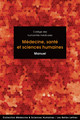 Médecine, santé et sciences humaines, Manuel (Nouvelle édition) (9782251452067-front-cover)