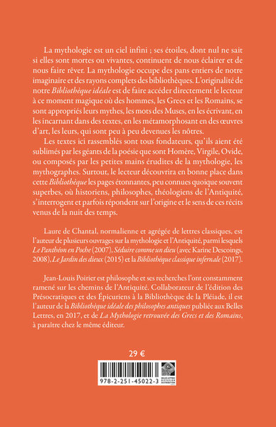 Bibliothèque mythologique idéale (9782251450223-back-cover)