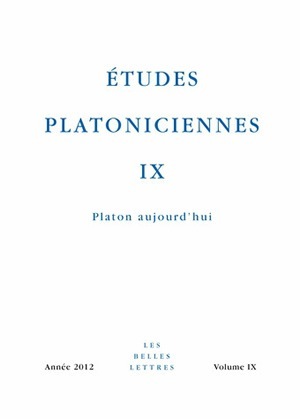 Études platoniciennes IX, Platon aujourd'hui (9782251444628-front-cover)