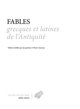 Fables grecques et latines de l'Antiquité (9782251448541-front-cover)