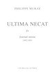 Ultima Necat IV, Journal intime (1992-1993) (9782251451732-front-cover)