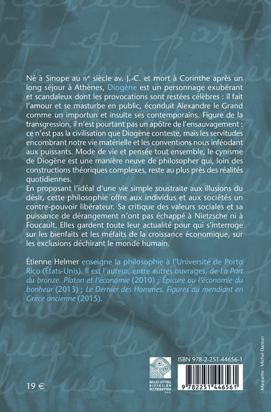 Diogène le cynique (9782251446561-back-cover)