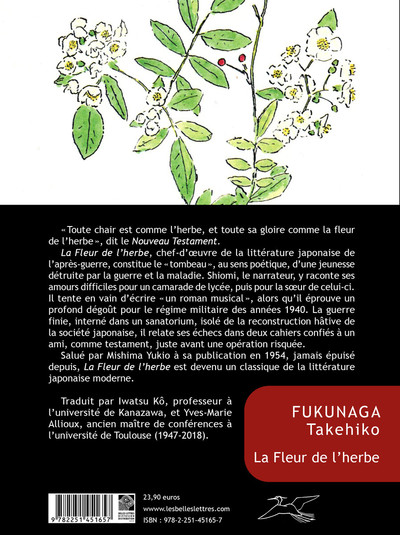 La Fleur de l'herbe (9782251451657-back-cover)