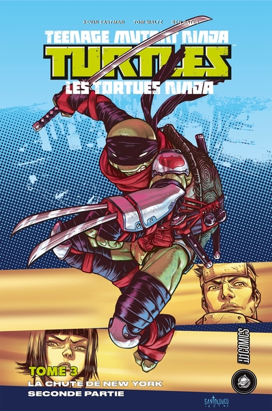 Les Tortues ninja - TMNT, T3 : La Chute de New York, Seconde partie (9782378870065-front-cover)