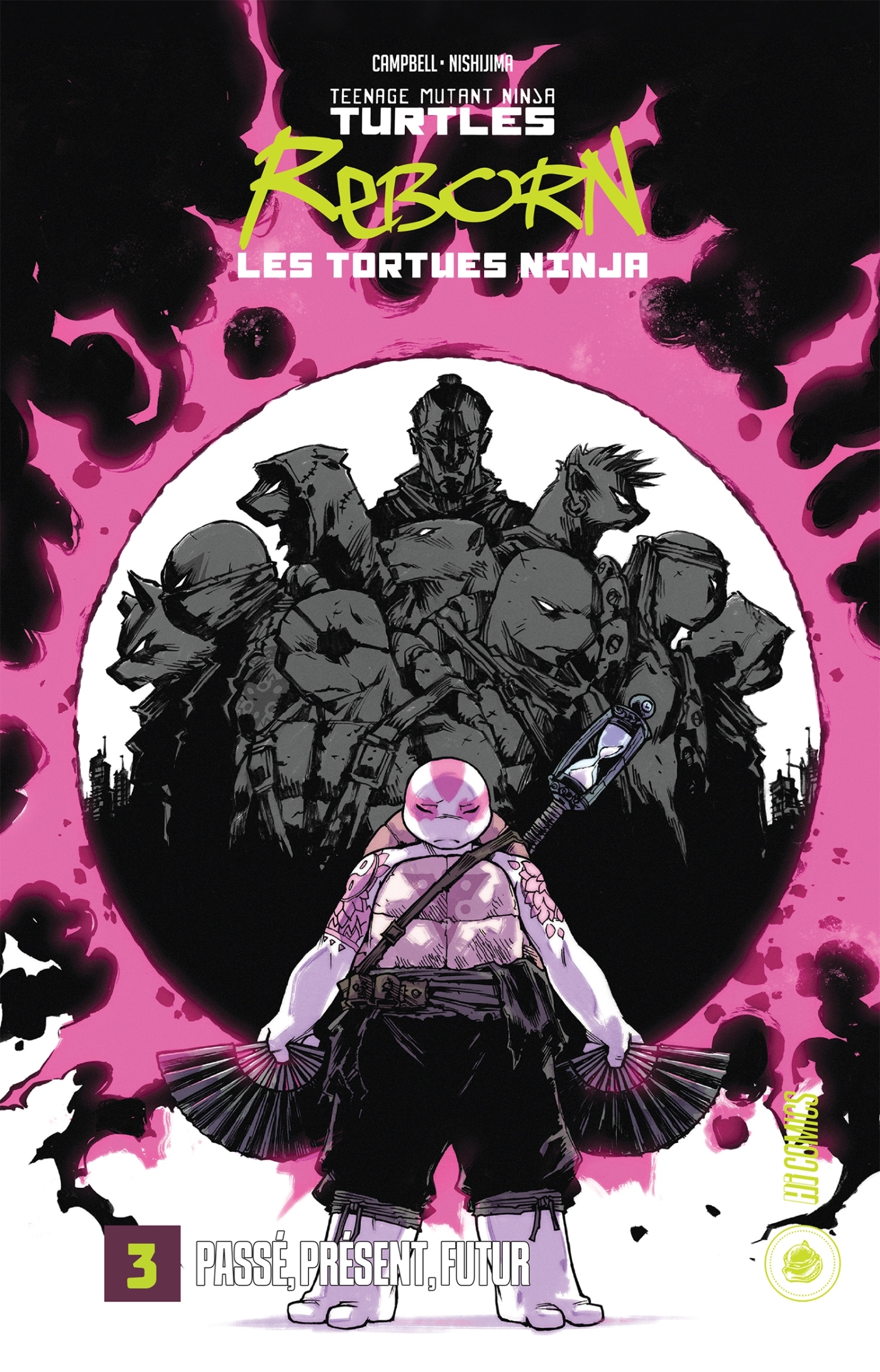 Les Tortues Ninja - TMNT Reborn, T3 : Time after Time (9782378872564-front-cover)