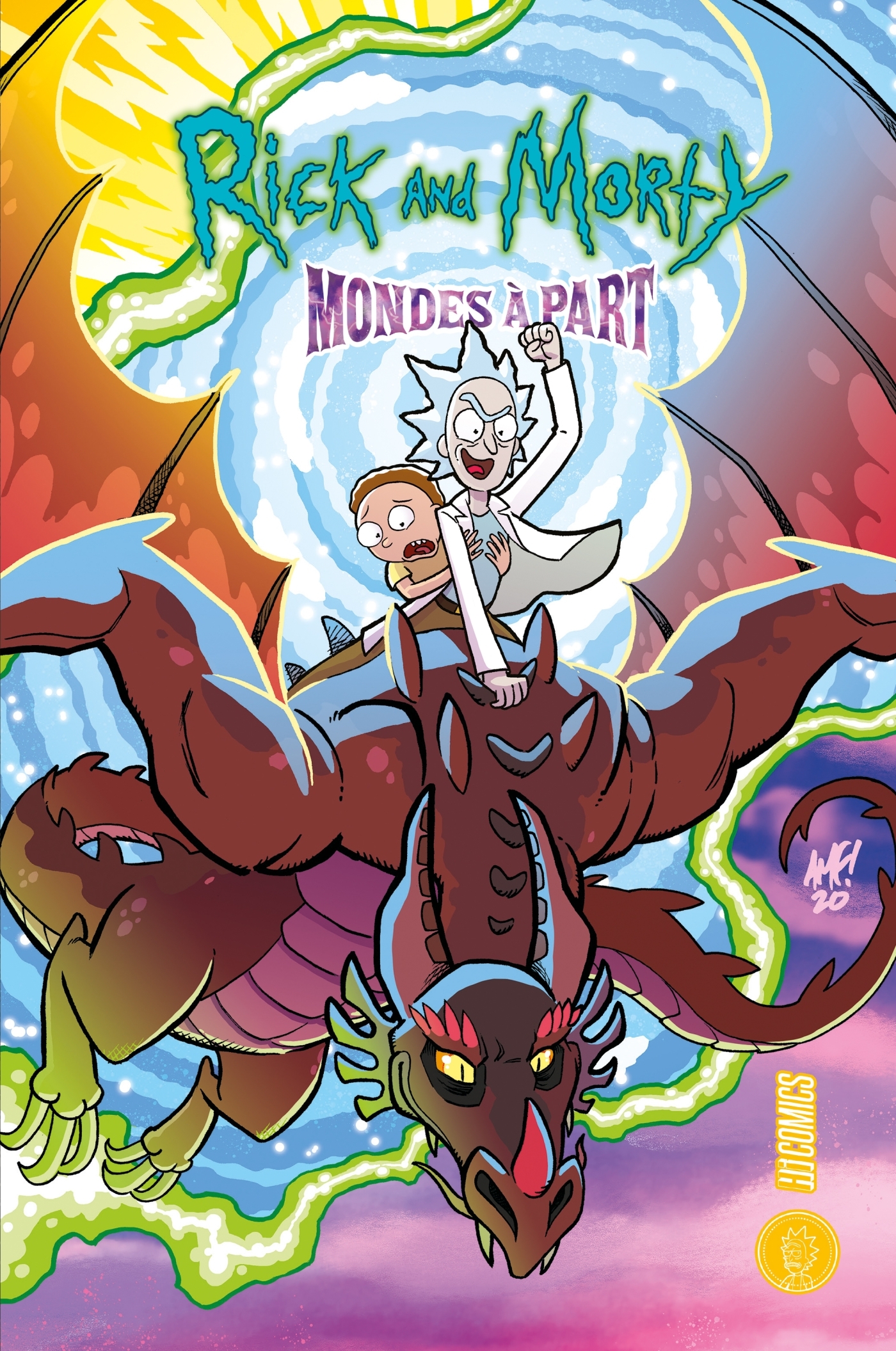 Rick & Morty : Worlds Apart (9782378872281-front-cover)