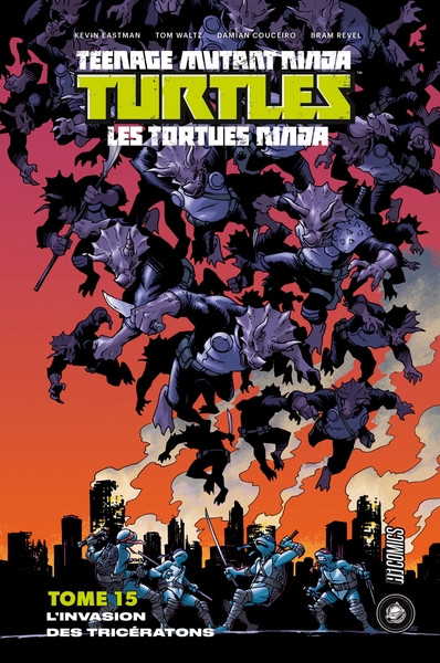 Les Tortues Ninja - TMNT, T15 : L'Invasion des Tricératons (9782378871857-front-cover)
