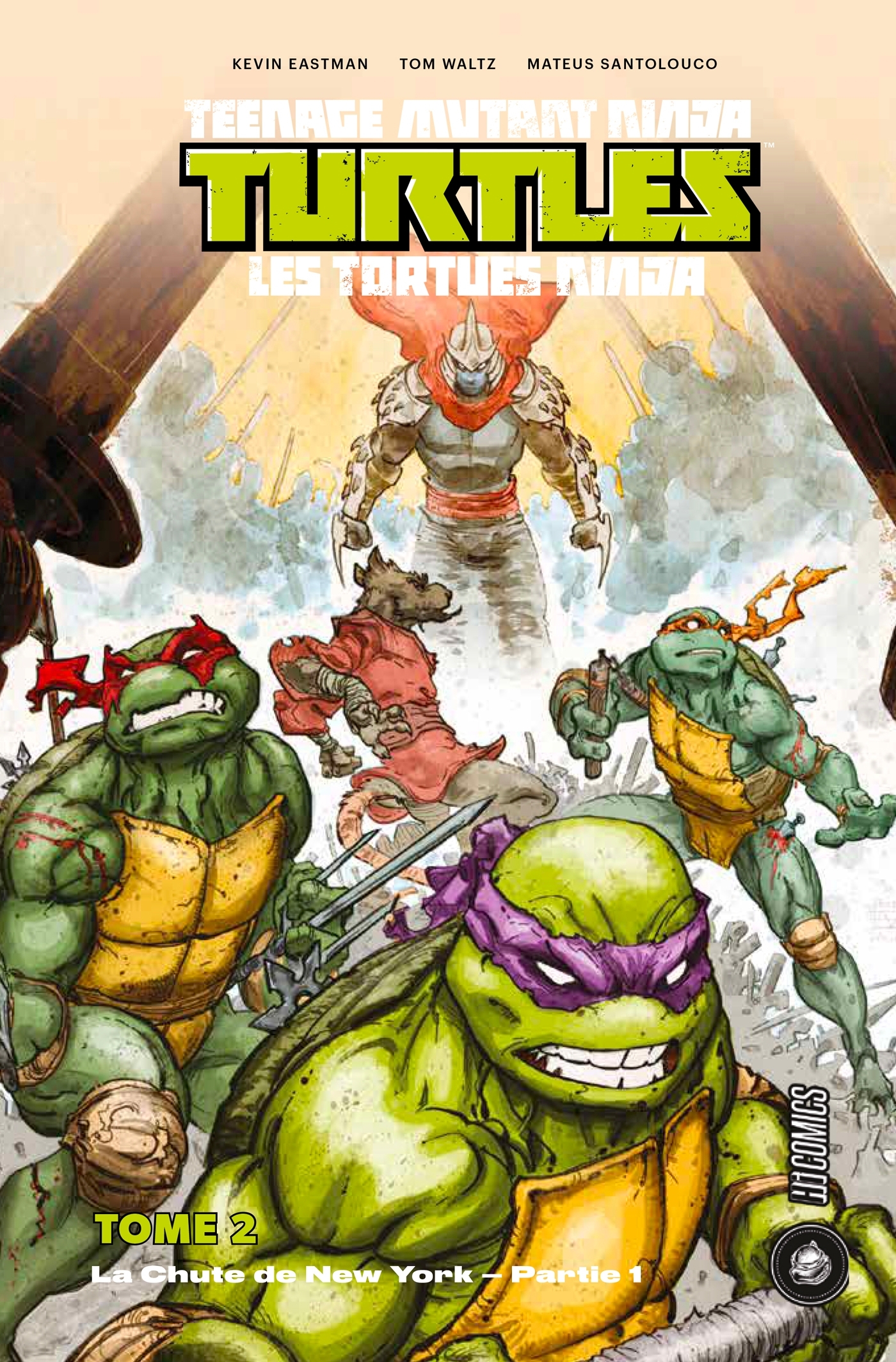 Les Tortues Ninja - TMNT, T2 : La Chute de New York, Première partie (9782378870478-front-cover)