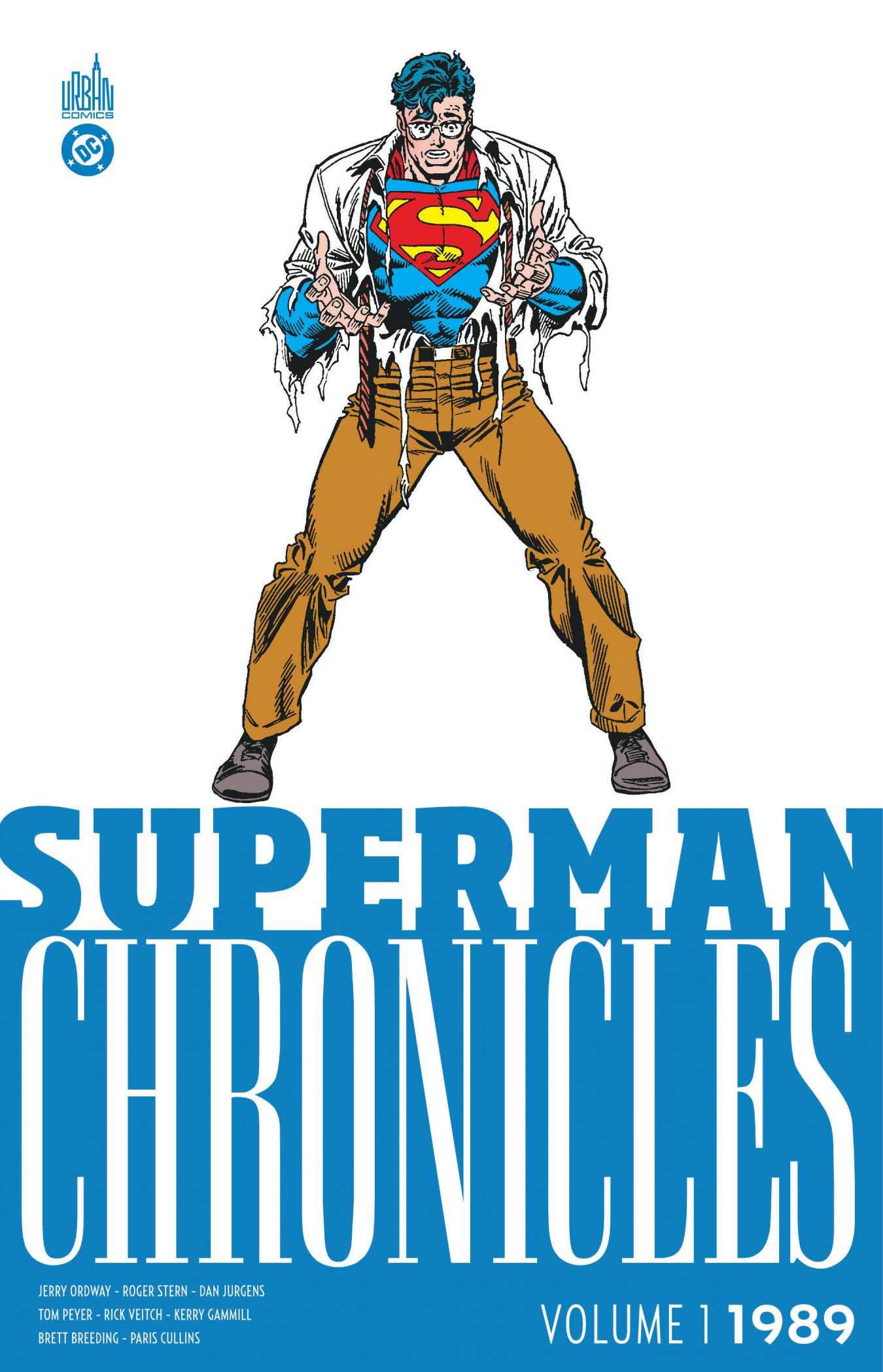 Superman Chronicles 1989 volume 1 (9791026823025-front-cover)