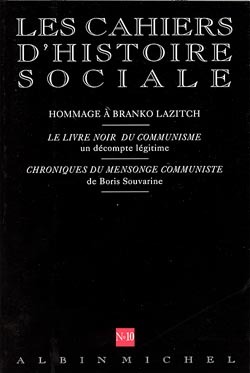 n° 10 - Débats autour du Livre noir, Les Cahiers d'histoire sociale (9782226100771-front-cover)
