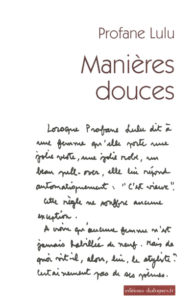 Manières douces (9782918135050-front-cover)