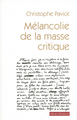 Mélancolie de la masse critique (9782918135098-front-cover)