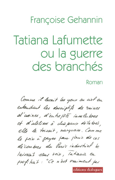Tatiana Lafumette ou la guerre des branchés (9782918135395-front-cover)