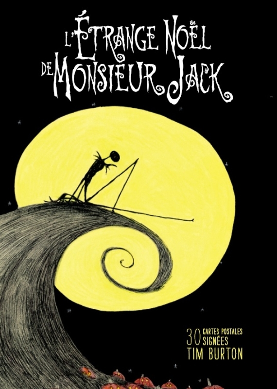 TIM BURTON, LES CARTES POSTALES DE MONSIEUR JACK (9782364805866-front-cover)