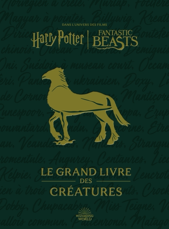 Harry Potter / Fantastic Beasts : Le Grand livre des créatures (9782364809796-front-cover)