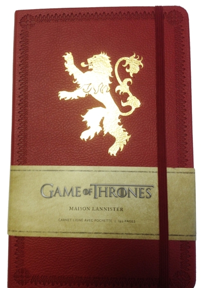 GAME OF THRONES : CARNET MAISON LANNISTER (9782364802148-front-cover)