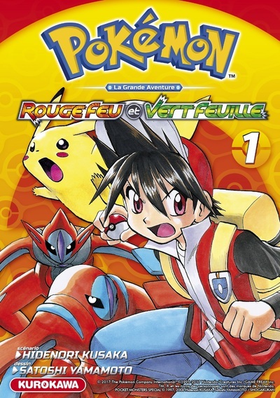 Pokémon Rouge Feu et Vert Feuille/Émeraude - tome 1 (9782368524961-front-cover)