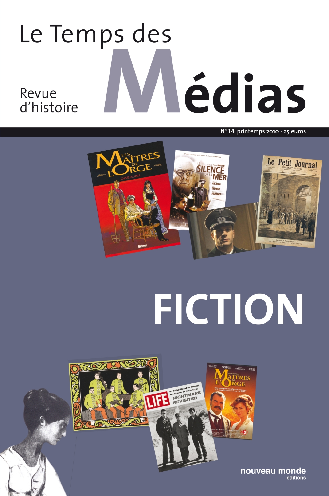 Le Temps des médias n° 14, La Fiction (9782847365207-front-cover)