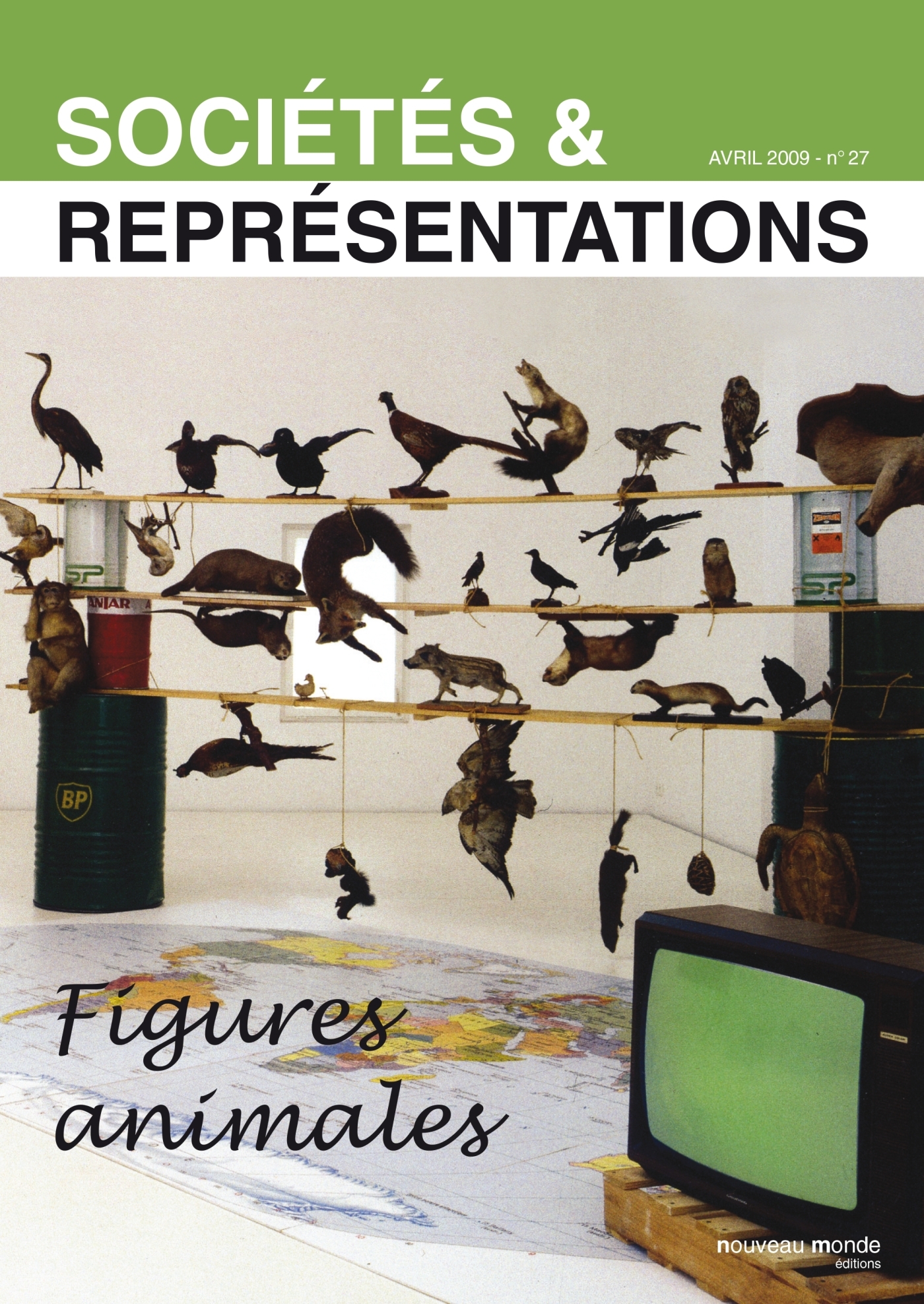 Sociétés et Représentations n° 27, Figures animales (9782847364521-front-cover)
