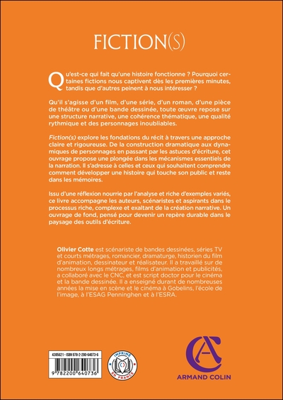 Fiction(s), Maîtrisez les outils de la narration moderne (9782200640736-back-cover)