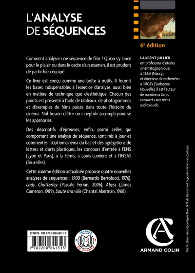 L'analyse de séquences - 6e éd. (9782200641313-back-cover)