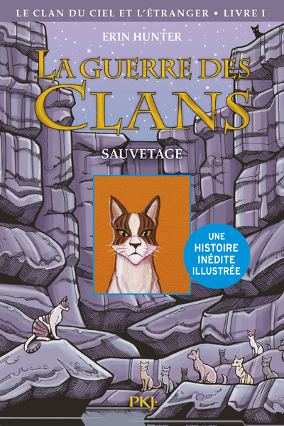 La guerre des Clans illustrée - Cycle IV Le clan du Ciel et l'étranger - tome 1 Sauvetage (9782266296762-front-cover)