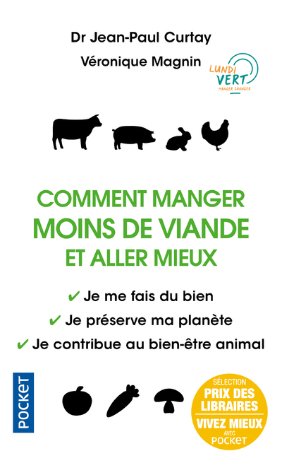 Comment manger moins de viande et aller mieux (9782266297790-front-cover)