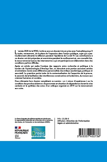 Recherche, expertise et comparaisons internationales dans les politiques sociales et de santé (3303337402736-back-cover)