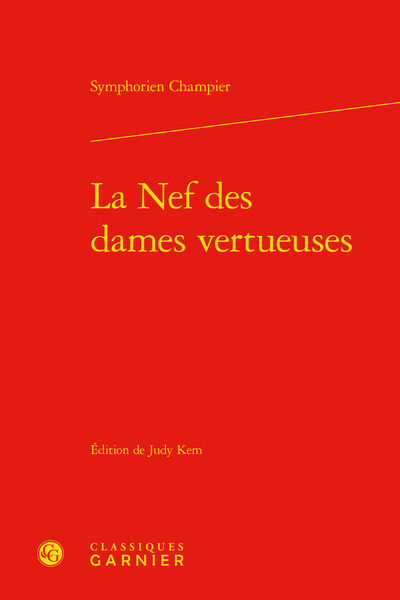 La Nef des dames vertueuses (9782812459146-front-cover)