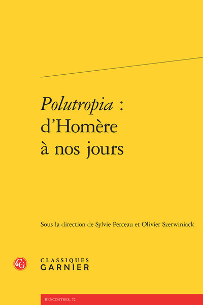 Polutropia : d'Homère à nos jours (9782812418013-front-cover)