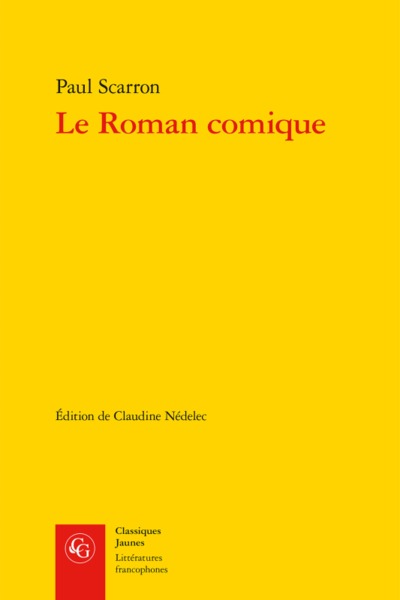 Le Roman comique (9782812402609-front-cover)