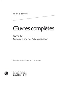 oeuvres complètes, Funerum liber et Siluarum liber (9782812400636-front-cover)