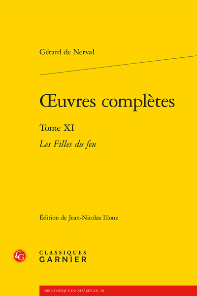oeuvres complètes, Les Filles du feu (9782812445965-front-cover)