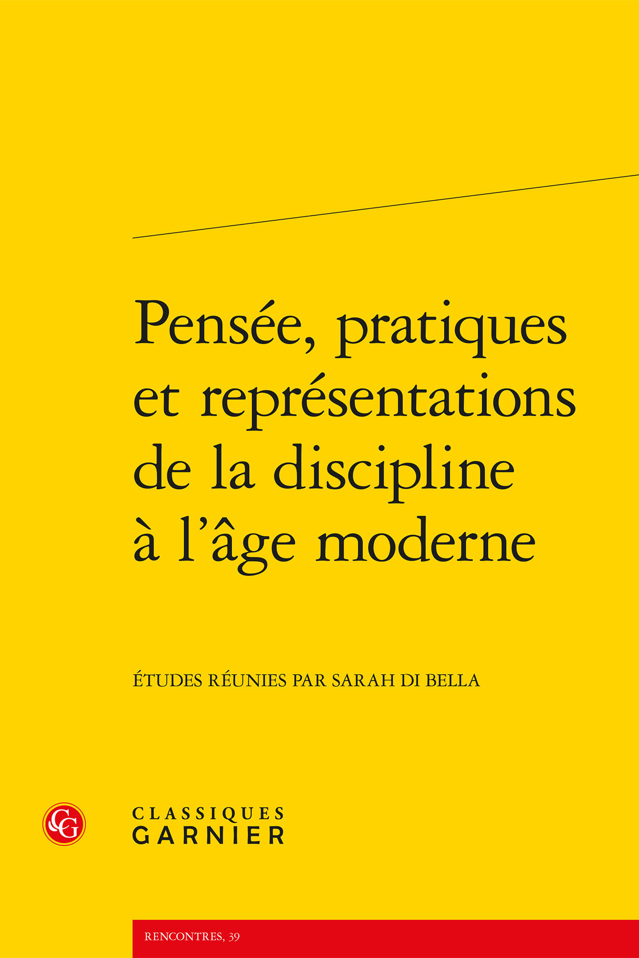 Pensée, pratiques et représentations de la discipline à l'âge moderne (9782812408113-front-cover)