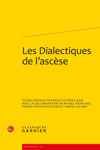 Les Dialectiques de l'ascèse (9782812403071-front-cover)