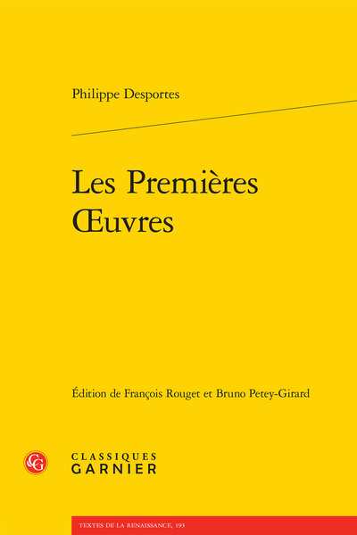 Les Premières oeuvres (9782812431494-front-cover)