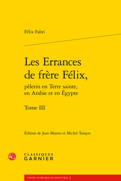 Les Errances de frère Félix, (9782812432217-front-cover)
