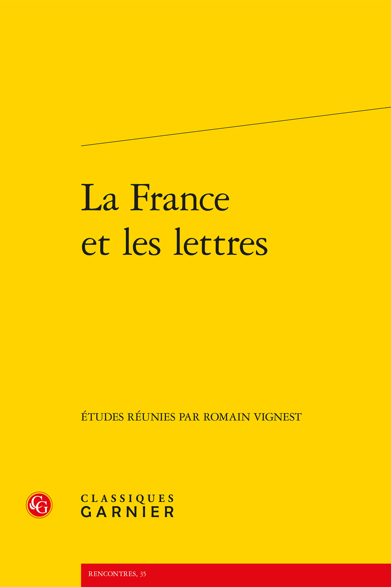 La France et les lettres (9782812407840-front-cover)