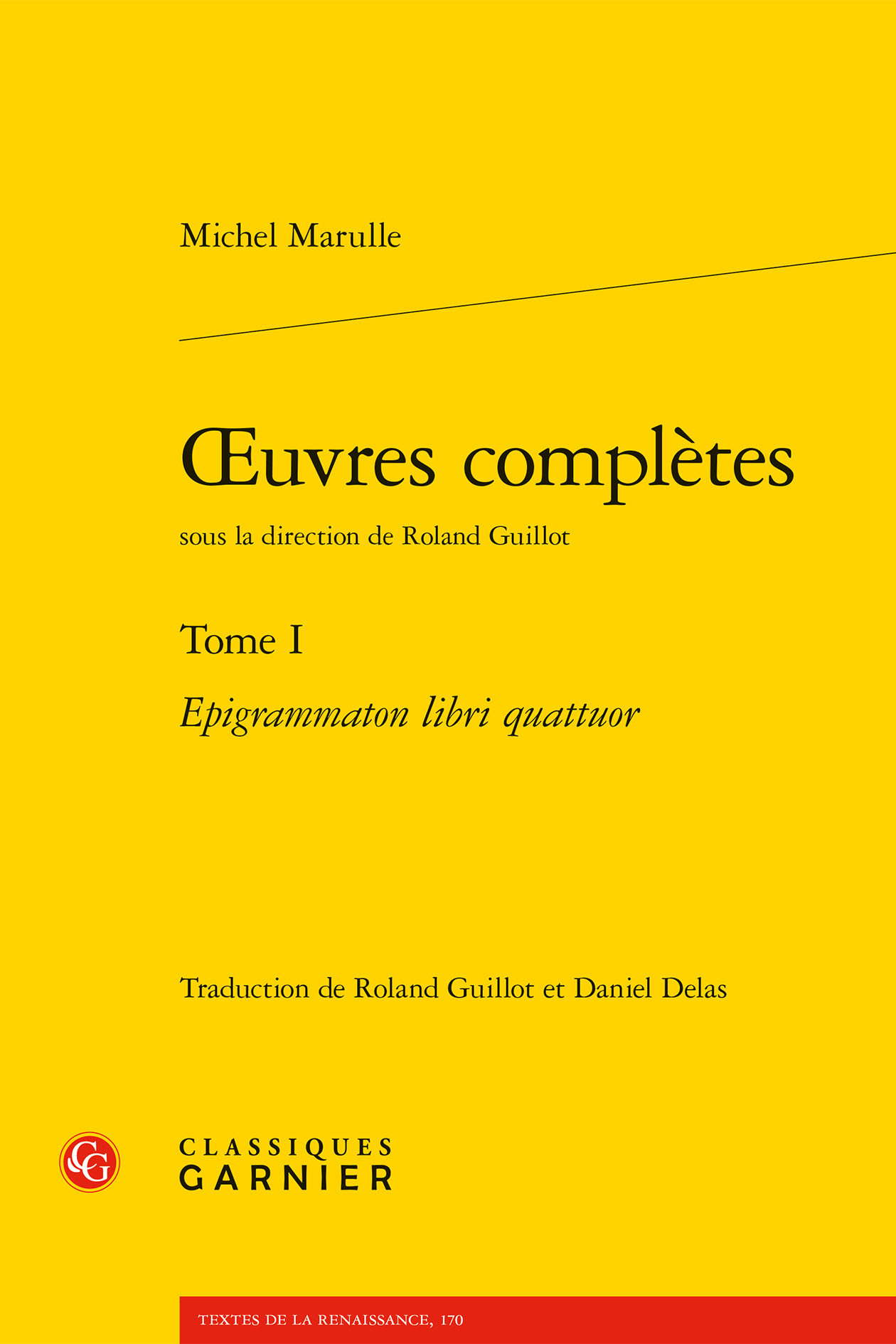 oeuvres complètes, Epigrammaton libri quattuor (9782812403019-front-cover)