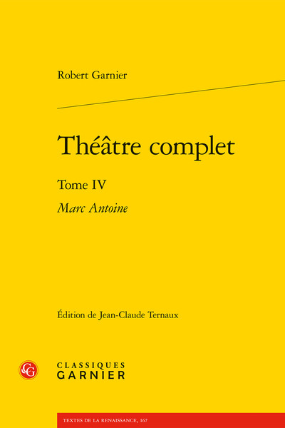 Théâtre complet, Marc Antoine (9782812401862-front-cover)