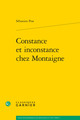 Constance et inconstance chez Montaigne (9782812403620-front-cover)