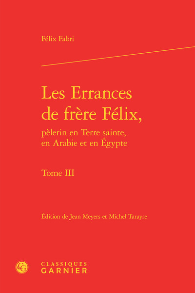 Les Errances de frère Félix, (9782812432224-front-cover)