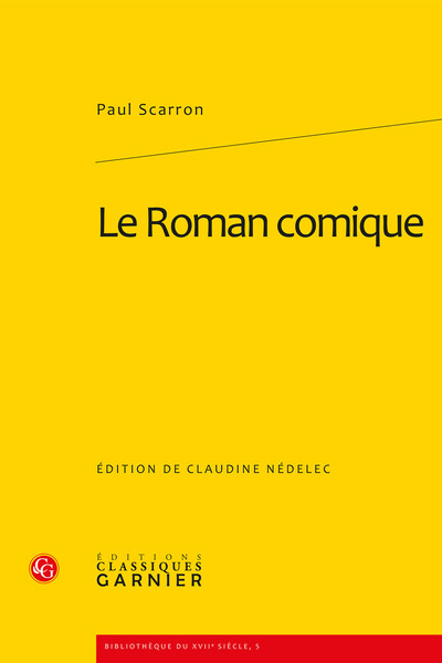 Le Roman comique (9782812401848-front-cover)