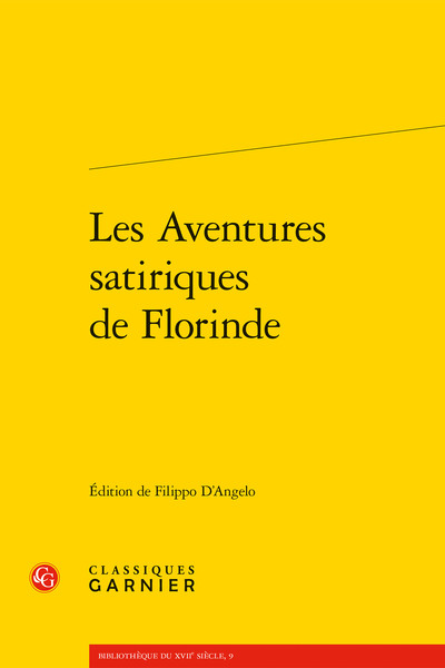 Les Aventures satiriques de Florinde (9782812403972-front-cover)