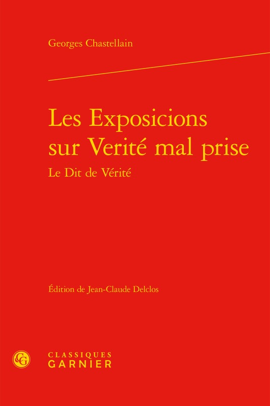 Les Exposicions sur Verité mal prise (9782812454615-front-cover)