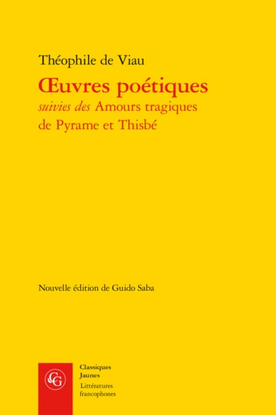oeuvres poétiques (9782812412486-front-cover)